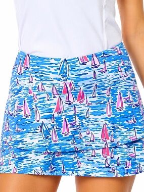RARE PRINT!!! Lilly Pulitzer Skort Adlai Skort Boatylicious Print